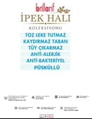 Brillant İpek Latex Oval Kaymaz Taban Halı-FASHİON HJE11693.802-(150x230) - 2