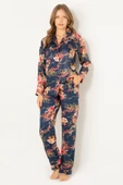 DoReMi Doğal Viskon Soft Yumuşak Düğmeli Pijama Takımı - 9