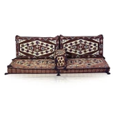 Shark Anatolia Yörük Şark Köşesi İkili Sedir Takımı Kahve - 1