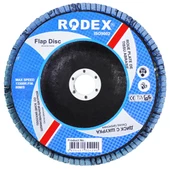 Rodex Avuç İçi Taşlama Flap Disk Zımpara 180 mm 40 Kum - 4