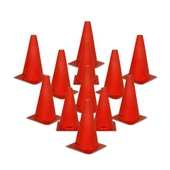 ZeroGym C9 Antrenman Hunisi 23cm Kırmızı 12 li Set - 1