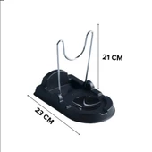 Hometarz Kapak Kepçe Standı Yemek Pişirmeye Yardımcı Organizer - 1