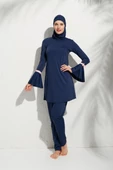 Pierre Cardin 191934 Uzunkollu Kolu Volanlı Tesettür Mayo - 5