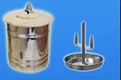KROM KAPAKLI TENEKE TAVUK APARAT SETİ - 1