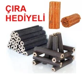 BRİKET ŞÖMİNE ODUNU 10KG ÇIRA HEDİYELİ - 1