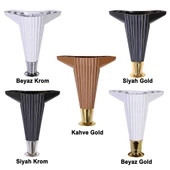 Nobel Mobilya Kanepe Masa Sehpa Ayağı Baza Ayak 17cm (Renk Seçin) - 1