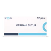 İpek İplik 3/0 İğne Keskin 3/8 - 3