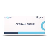 İpek İplik 3/0 İğne Keskin 3/8 - 1