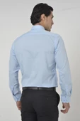 Mavi Klasik Yaka Slim Fit  Gömlek - 6