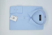 Mavi Klasik Yaka Slim Fit  Gömlek - 8