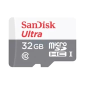 SANDISK Ultra 100MB/s Class 10 UHS-I Micro SD Kart 32GB SDSQUNR-032G-GN3MN - 1