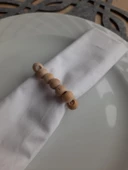 12li Doğal Boncuk Peçete Yüzüğü 10mm - 2