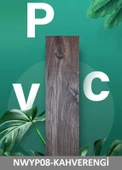 Renkli Duvarlar Kendinden Yapışkanlı Sudan Etkilenmeyen Ahşap PVC Döşeme Parkesi - 5
