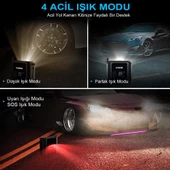 Kobb Kb420 12Volt/Şarjlı 150Psı Taşınabilir Dijital Basınç Göstergeli Led Aydınlatmalı Lastik Şişirme Pompası thumbnail 6