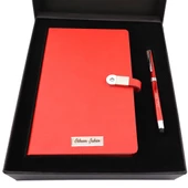 İsme Kişiye Özel 16 gb Usb'li Defter Dokunmatik Roller Kalem Seti - 2