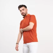 POLO YAKA SLİMFİT ERKEK T-SHİRT - 5
