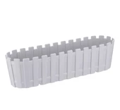 Poliwork Akasya Renkli Plastik Balkon Saksısı Oval  60 cm - 1