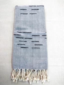 Mandaş Pamuklu El Dokuma Peştemal (80x200) - Gri - 1