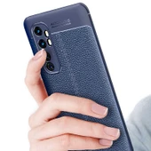 Xiaomi Mi Note 10 Lite Kılıf Zore Niss Deri Desenli Silikon Kılıf - 5