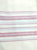 Mandaş Pamuklu El Dokuma Peştemal (80x200) - Krem Pembe - 2