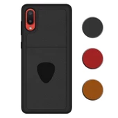 FitCase Samsung Galaxy A02 Kılıf Proda Deri Tek Kartlık Cepli Kapak - 1