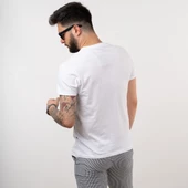 SLİMFİT BASİC BASKILI PENYE ERKEK T-SHİRT - 3