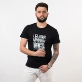 SLİMFİT BASİC BASKILI ERKEK T-SHİRT thumbnail 6