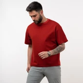 OVERSİZE PAMUKLU ERKEK T-SHİRT thumbnail 2