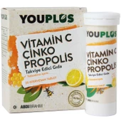 Youplus Vitamin C Çinko Propolis 20 Efervesan Tablet - 1