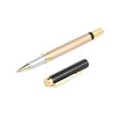 Metal Gold İşlemeli Tekli Kapaklı Roller Kalem Öğretmenler Günü - 4
