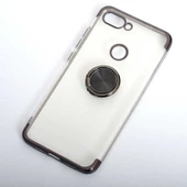 Xiaomi Mi 8 Lite Kılıf Zore Gess Kenarları Renkli Yüzük Aparatlı - 2