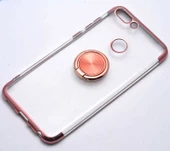 Huawei P Smart Kılıf Zore Gess Kenarları Renkli Yüzük Apartalı - 5