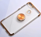 Huawei P Smart Kılıf Zore Gess Kenarları Renkli Yüzük Apartalı - 3