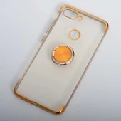 Xiaomi Mi 8 Lite Kılıf Zore Gess Kenarları Renkli Yüzük Aparatlı - 3