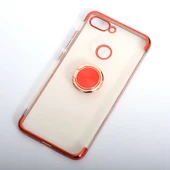 Xiaomi Mi 8 Lite Kılıf Zore Gess Kenarları Renkli Yüzük Aparatlı - 4