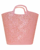 Temel Plaj ve Alışveriş Çantası Pembe - 1