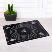 Hometarz Silikon Pizza Hamuru Açma Matı Detaylı Ölçülü 30x40 - 1