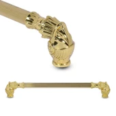 Alyans Çizgili Çekmece Dolap Kapak Kulpu Kulbu 224 mm Rustik Metal Kulp thumbnail 9