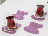 Çeyiz Diyarı Cafe Dream Kokteyl Peçete Seti 4 Parça - 5