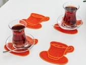 Çeyiz Diyarı Cafe Dream Kokteyl Peçete Seti 4 Parça - 6