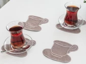 Çeyiz Diyarı Cafe Dream Kokteyl Peçete Seti 4 Parça - 7