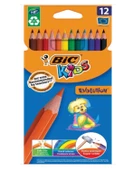 Bic Kids Evolution Kuru Boya Kalemi 12li - 1