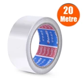 Alüminyum Folyo Bant  45 mm x 20 Metre Yanmaz Soba Borusu Bandı - 1