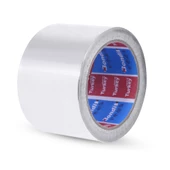 Alüminyum Folyo Bant 72 mm x 5 Metre Yanmaz Soba Borusu Bandı - 3