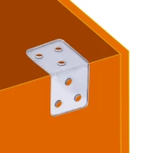 Mobilya Eşya Dolap Deprem Sabitleyici Köşebent Bağlantı Aparatı L Demiri Gönye 35x35x30 Mm (5 ADET) thumbnail 3