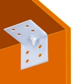 Mobilya Eşya Dolap Deprem Sabitleyici Köşebent Bağlantı Aparatı L Demiri Gönye 40x40x40 Mm (10 ADET) - 3