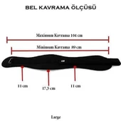 XTR Fitness Ağırlık Kemeri Siyah - 1