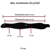 XTR Fitness Ağırlık Kemeri Siyah - 2