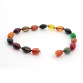 Pigado Sıkma Kehribar Arpa Kesim Unisex Bileklik - 6