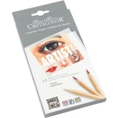 Cretacolor Artist Studio Watercolor Pencils Faces Set 12’li - 1